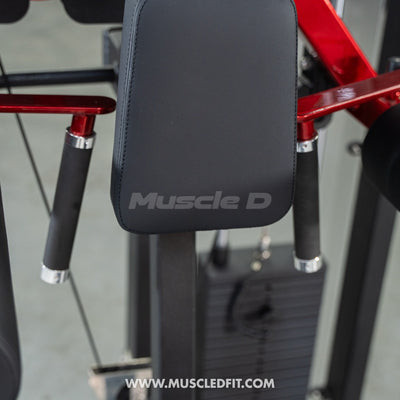 Classic V2 Lateral Raise Commercial Shoulder Machine by Muscle D Fitness