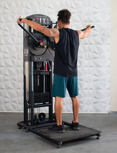 Classic V2 Muscle Flight Trainer / Pec Fly & Rear Delt Machine by Muscle D Fitness