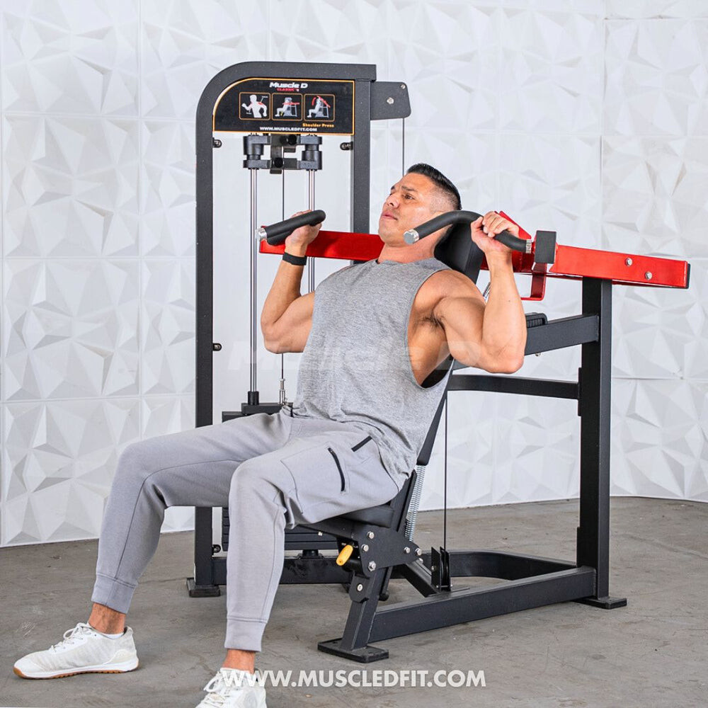 Muscle D Fitness - Classic V2 Selectorized Shoulder Press Machine