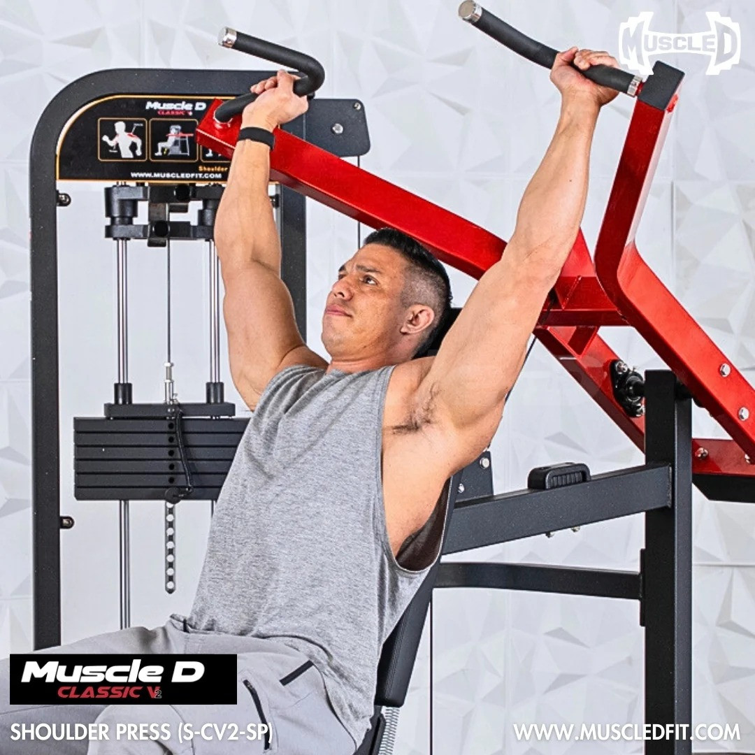 Muscle D Fitness - Classic V2 Selectorized Shoulder Press Machine
