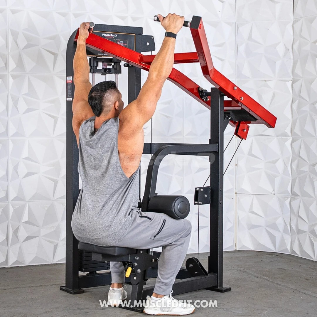Muscle D Fitness - Classic V2 Selectorized Seated Lat Pulldown Machine