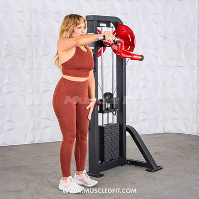 Muscle D Fitness - Classic V2 Selectorized Standing Lateral Raise Machine