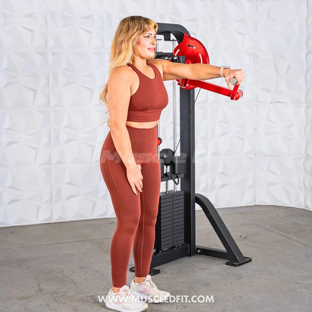 Muscle D Fitness - Classic V2 Selectorized Standing Lateral Raise Machine