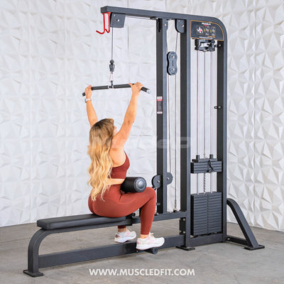 Muscle D Fitness - Classic V2 Lat Pulldown / Low Row Combo Machine