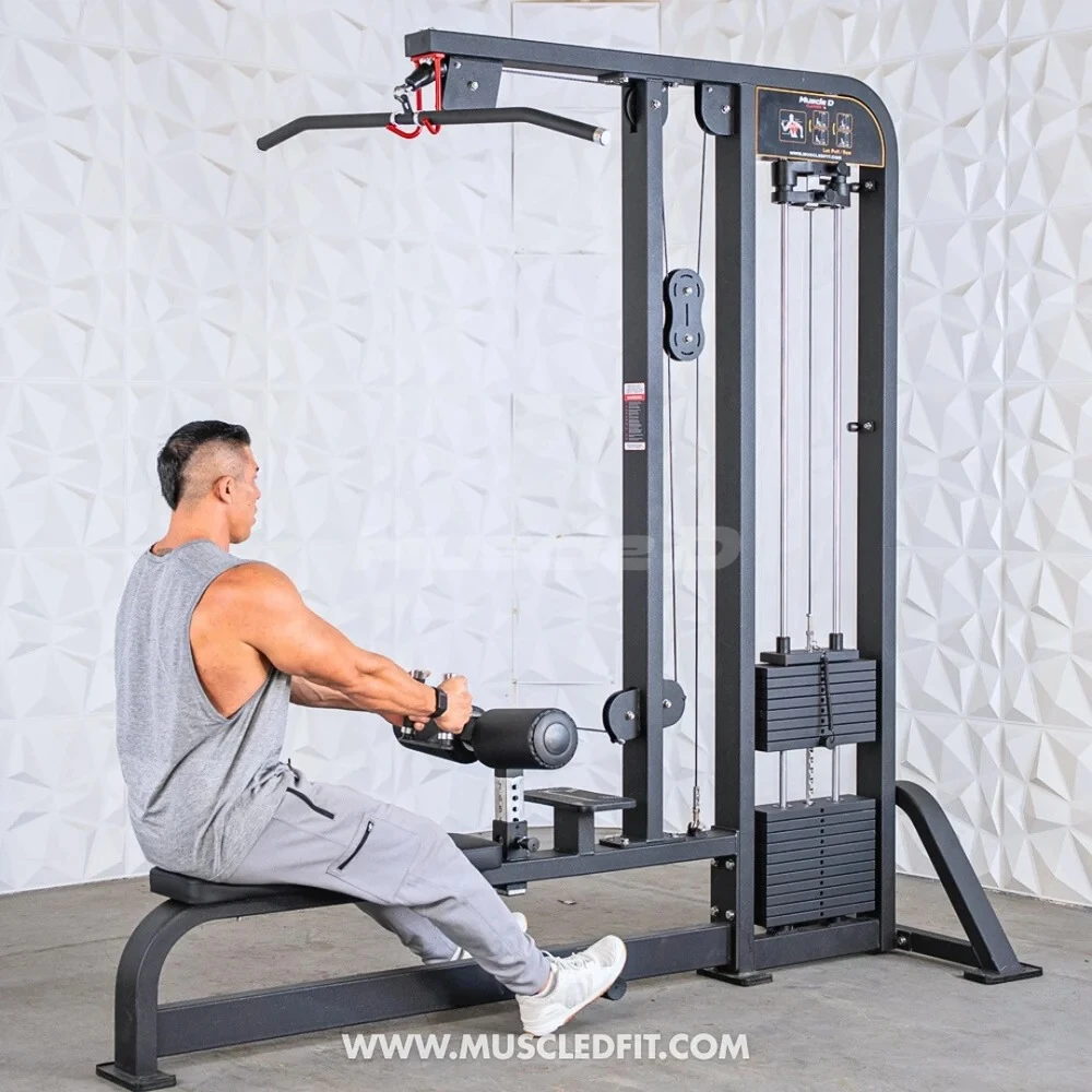 Muscle D - Classic V2 Lat Pulldown / Low Row Combo Machine
