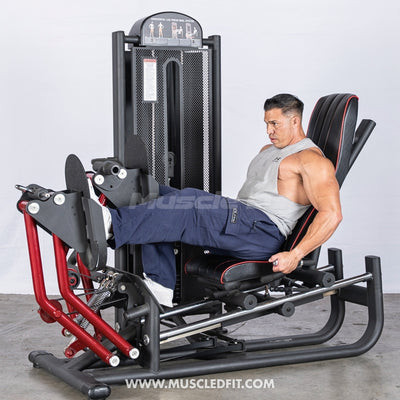 Classic V2 Iso-Lateral Selectorized Leg Press Machine by Muscle D Fitness