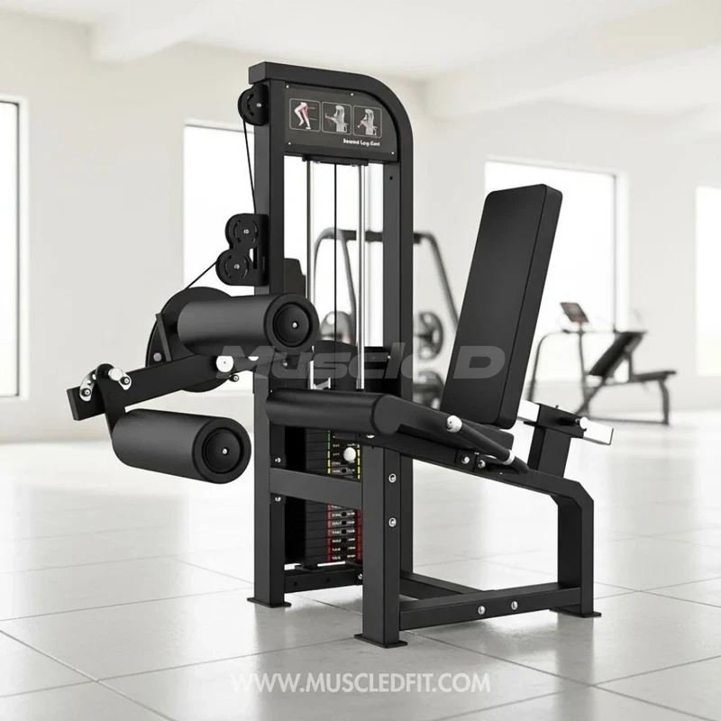 Excel Seated Leg Curl Machine by Muscle D