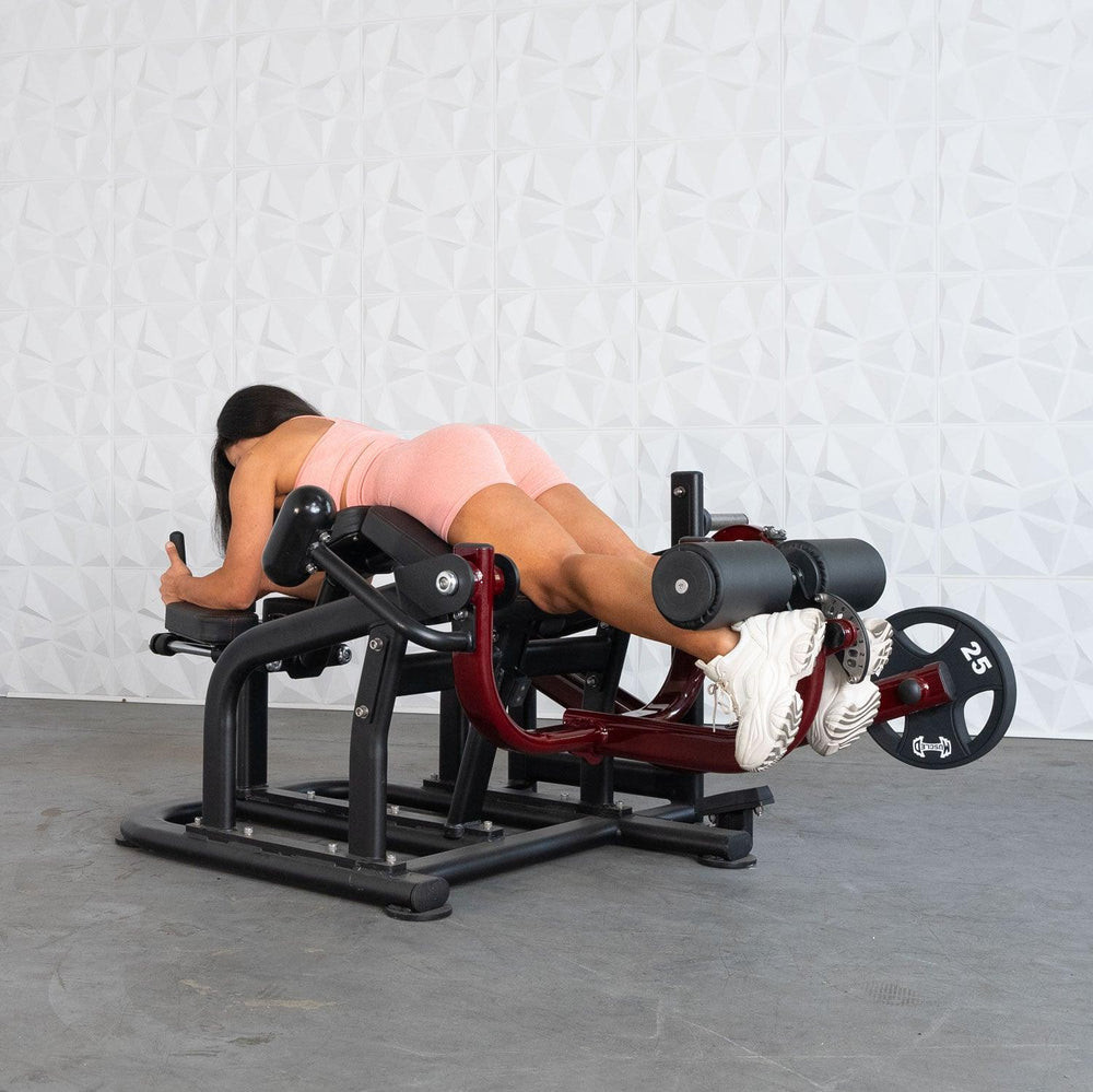 Pro Strength Prone Leg Curl Machine by Muscle D Fitness