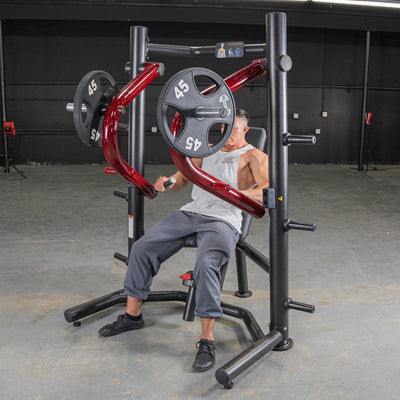 Power Leverage V2 Decline Chest Press by Muscle D Fitness