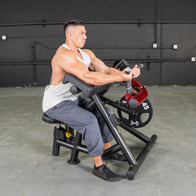 Power Leverage V2 Biceps Curl Machine by Muscle D Fitness
