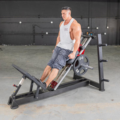 Power Leverage V2 Hack Squat & Calf Raise Machine by Muscle D Fitness