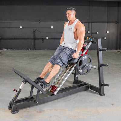 Power Leverage V2 Hack Squat & Calf Raise Machine by Muscle D Fitness