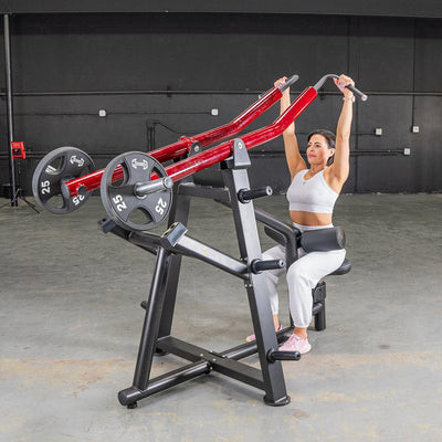 Power Leverage V2 Iso-Lateral Lat Pulldown Machine by Muscle D Fitness