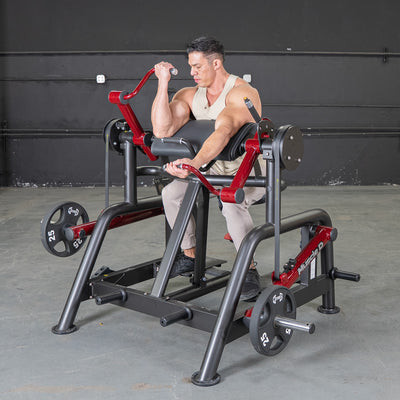 Power Leverage V2 Iso-Lateral Biceps Curl Machine by Muscle D Fitness
