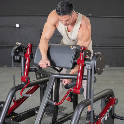 Power Leverage V2 Iso-Lateral Biceps Curl Machine by Muscle D Fitness