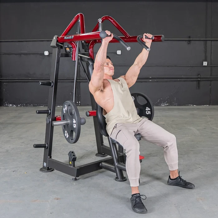 Power Leverage V2 Incline Chest Press Machine by Muscle D