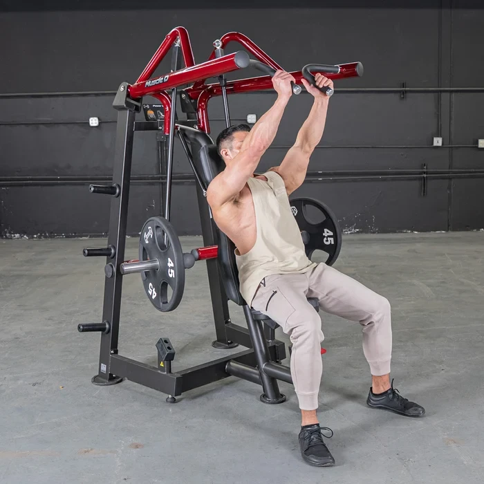 Power Leverage V2 Incline Chest Press Machine by Muscle D