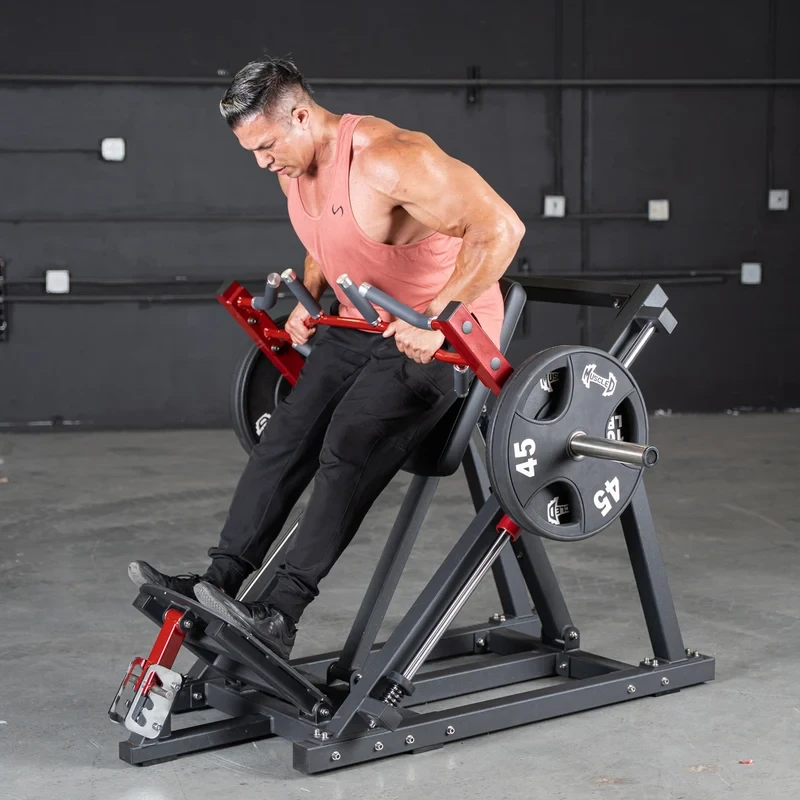 Power Leverage V2 Linear Bearing Row Machine by Muscle D Fitness