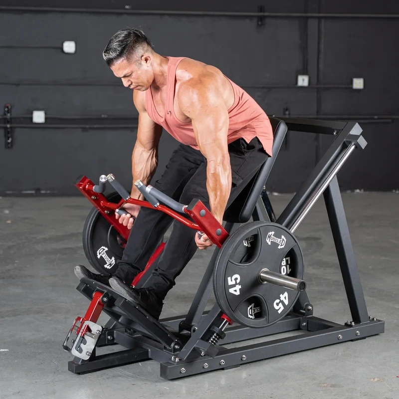 Power Leverage V2 Linear Bearing Row Machine by Muscle D Fitness
