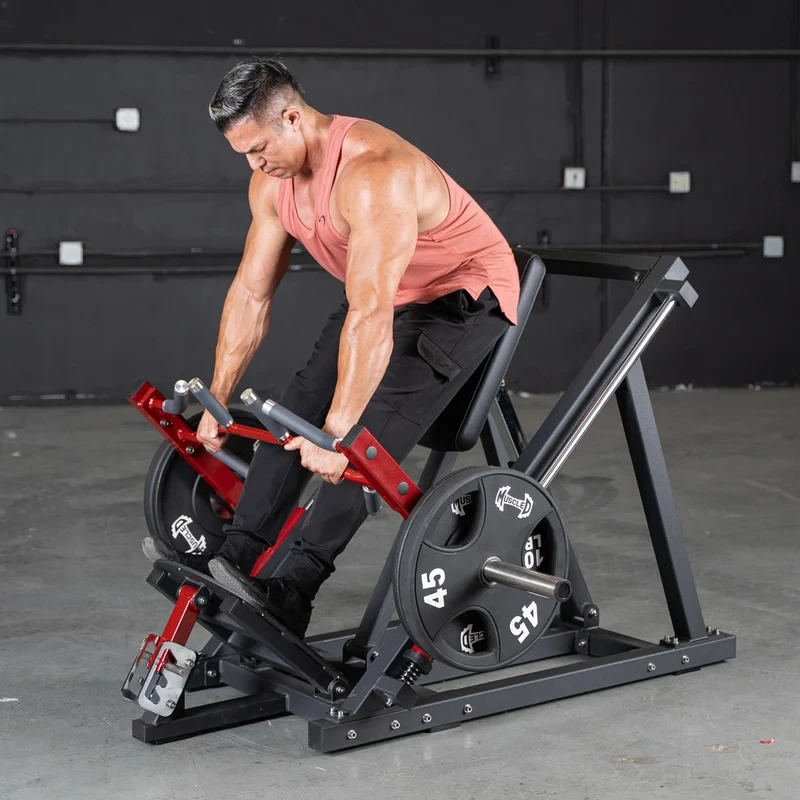 Power Leverage V2 Linear Bearing Row Machine by Muscle D Fitness