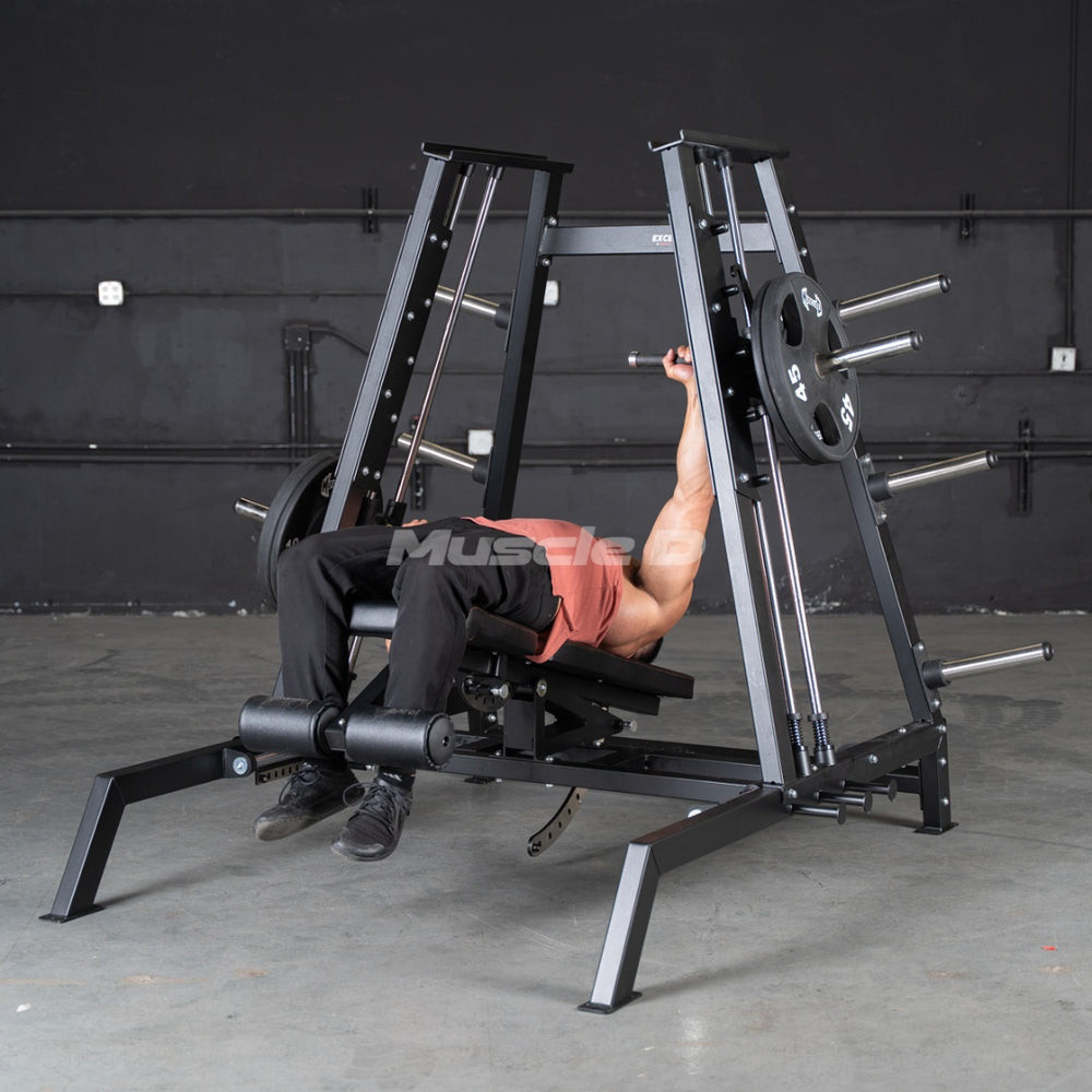 Excel Convergent Flat / Incline / Decline Bench Smith Machine by Muscle D Fitness