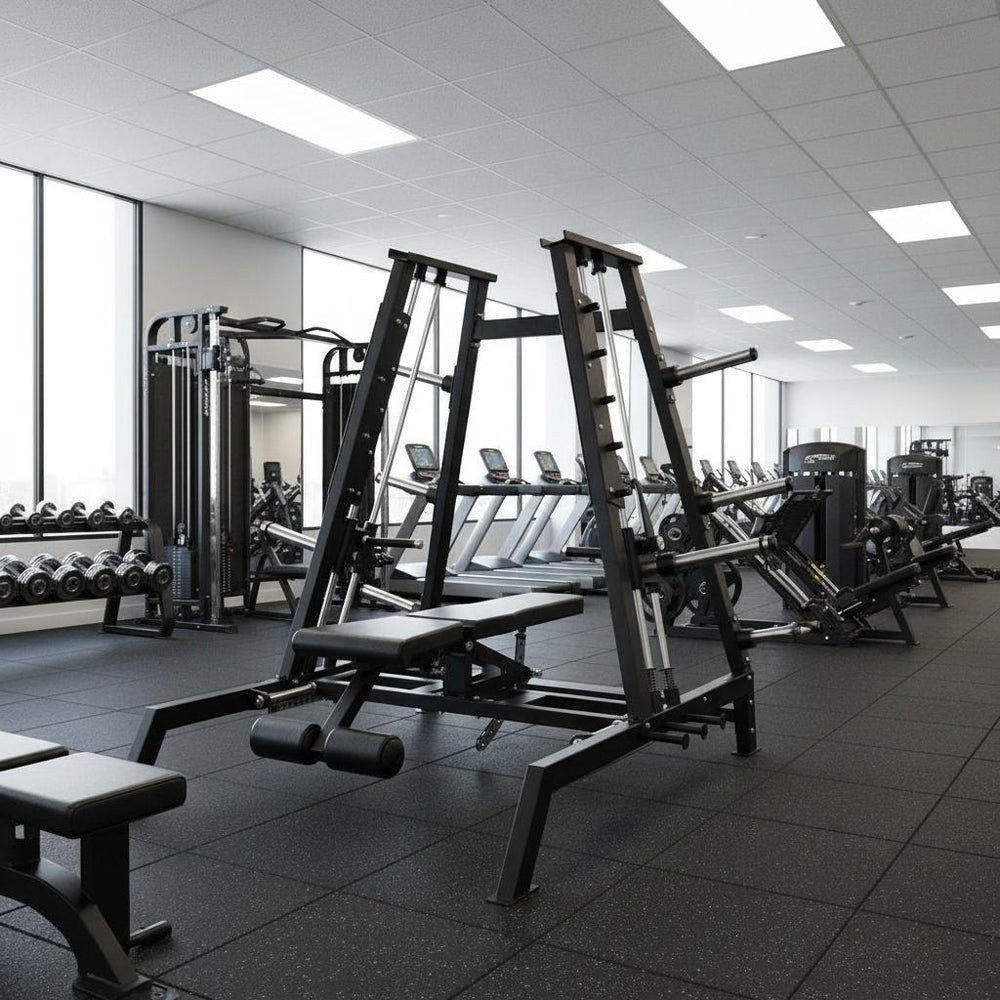 Muscle D Fitness - Excel Convergent Flat / Incline / Decline Bench Smith Machine