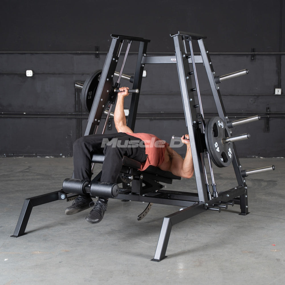 Excel Convergent Flat / Incline / Decline Bench Smith Machine by Muscle D Fitness