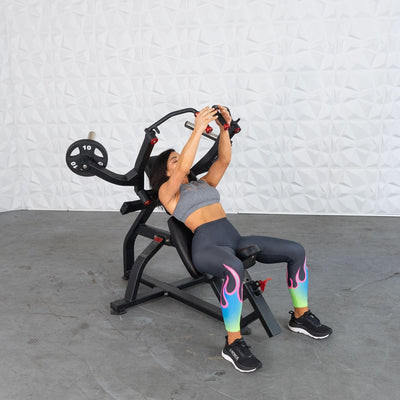Excel Plate-Loaded Incline Pec Fly / Upper Chest Machine by Muscle D Fitness