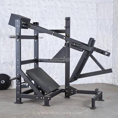 Excel Leverage Counterbalanced Pendulum Squat Machine by Muscle D Fitness