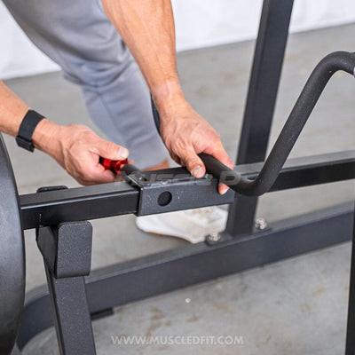 Muscle D Fitness - Excel T-Bar Row Commercial Plate-Loaded Machine