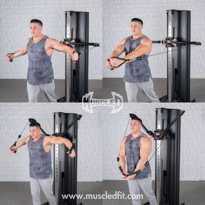 Muscle D Fitness - Dual Adjustable Functional Trainer
