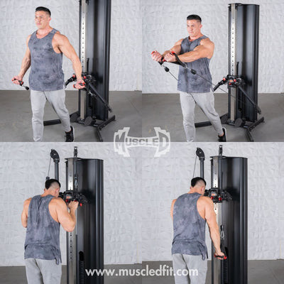 Muscle D Fitness - Dual Adjustable Functional Trainer