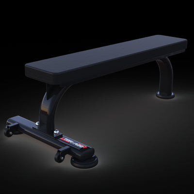 Sweet Commercial Flat Bench (Black) by Muscle D Fitness