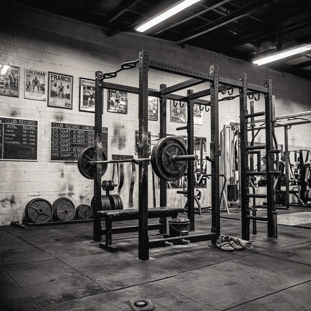T-Grip Commercial Rack and a Half (3x3" Steel) by Muscle D