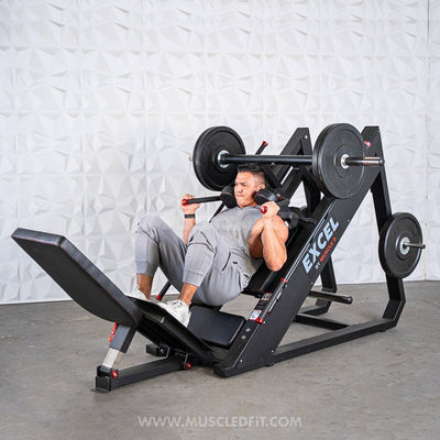 Muscle D Fitness - Excel Linear Hack Squat / Leg Press Combo Machine