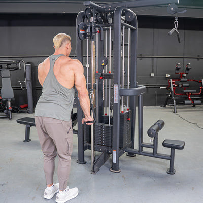 4-Stack Megatron Standard Jungle Gym Multi-Station System by Muscle D Fitness