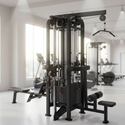 4-Stack Megatron Standard Jungle Gym Multi-Station System by Muscle D Fitness