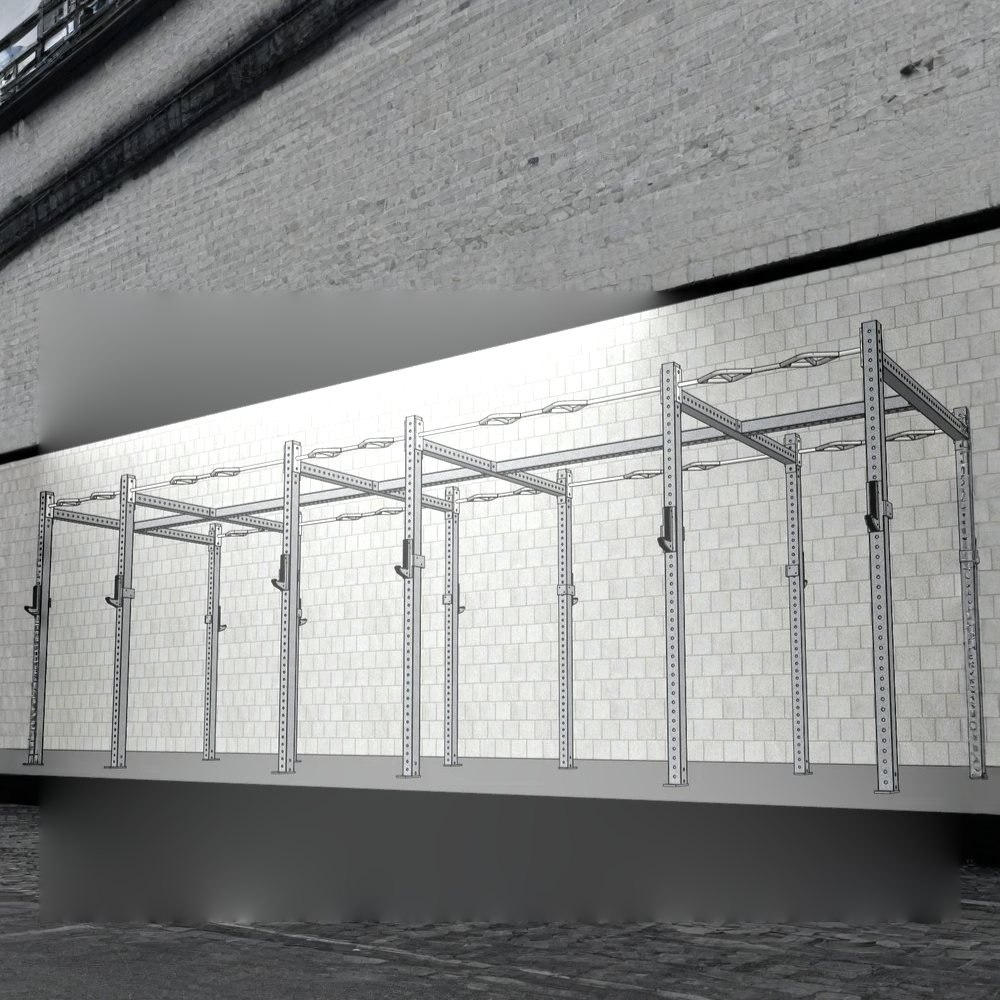 Muscle D - T-Grip Commercial 24' Rig (3x3 Steel)