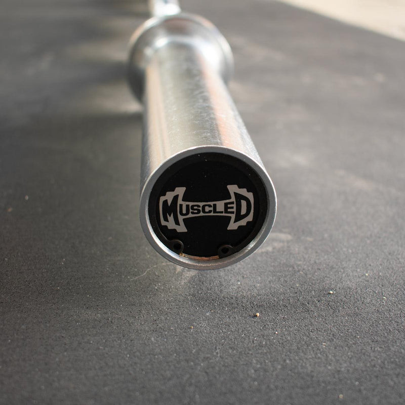 Muscle D Fitness 7' Hard Chrome Triple Bearing Olympic Bar