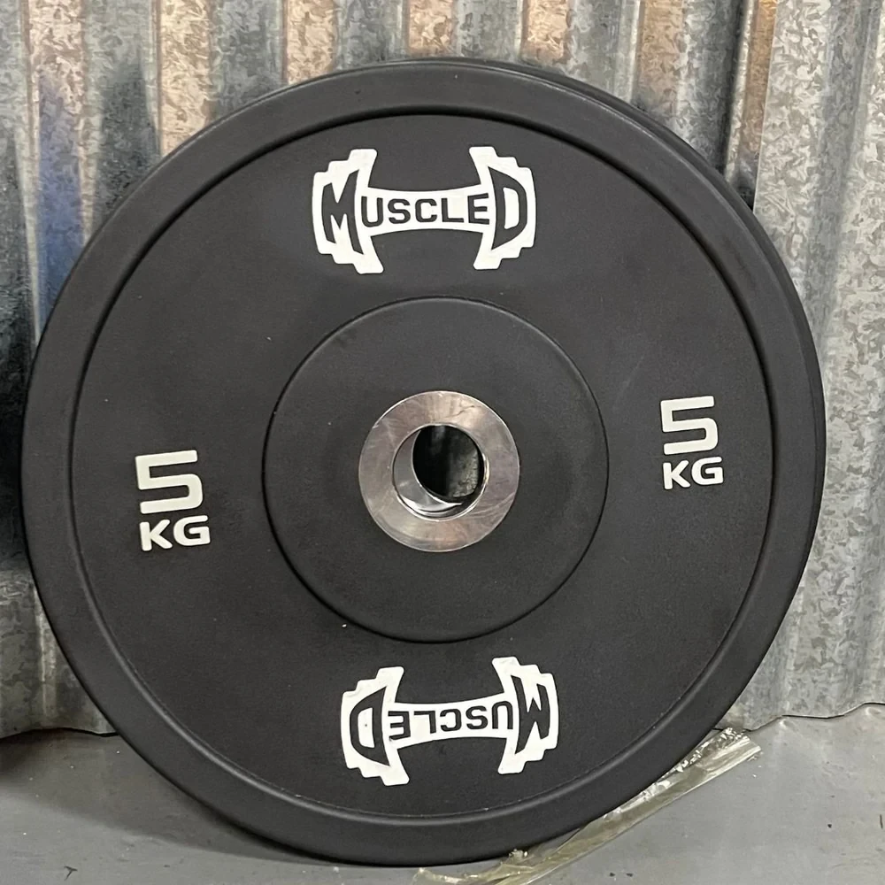 Muscle D - Color Urethane Bumper Plates (Smooth Hub)