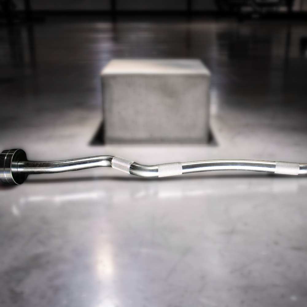 Muscle D - Pro Hard Chromed Curl Bar