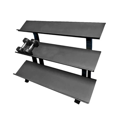 Muscle D Fitness - 3-Tier Hex Dumbbell Rack