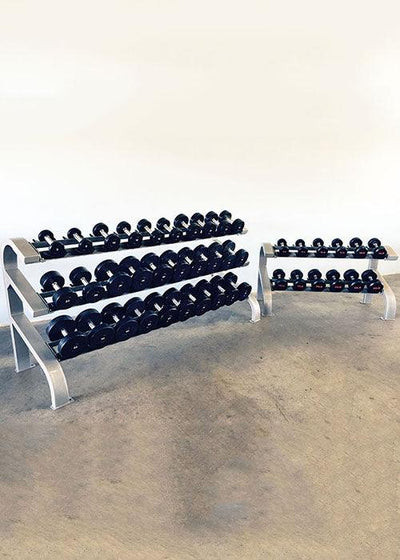 Muscle D Fitness - Two Tier 6-Pairs Dumbbell Rack