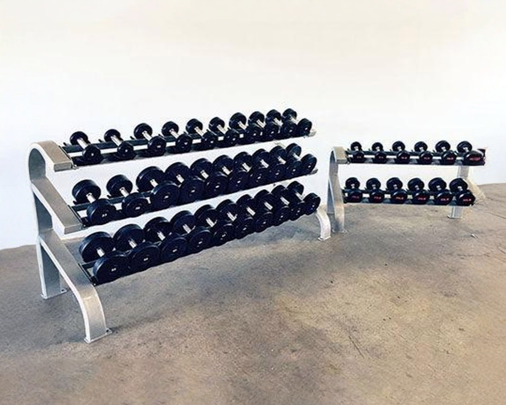 Muscle D - Two Tier 8-Pairs Dumbbell Rack