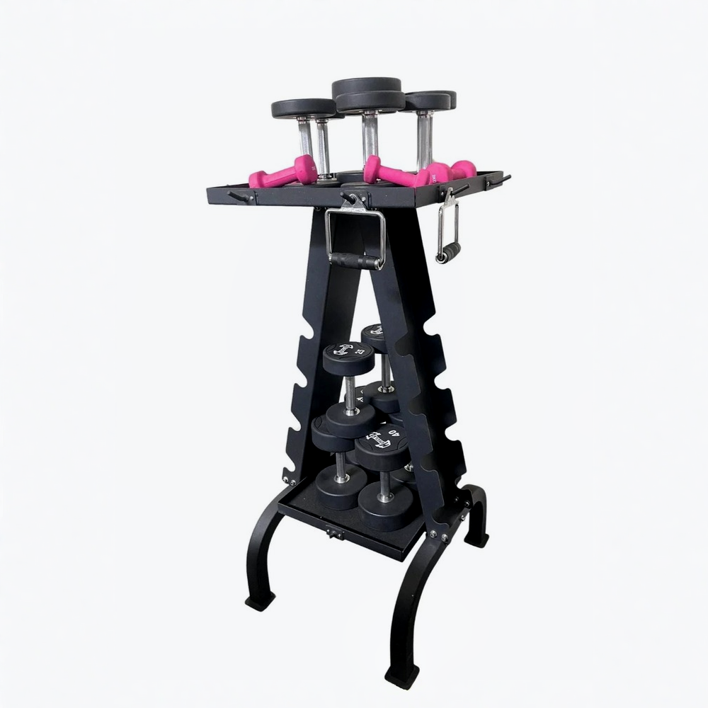 Accessory Rack - Muscle D - Sturdy Cable Attachment Storage (Rack Only)