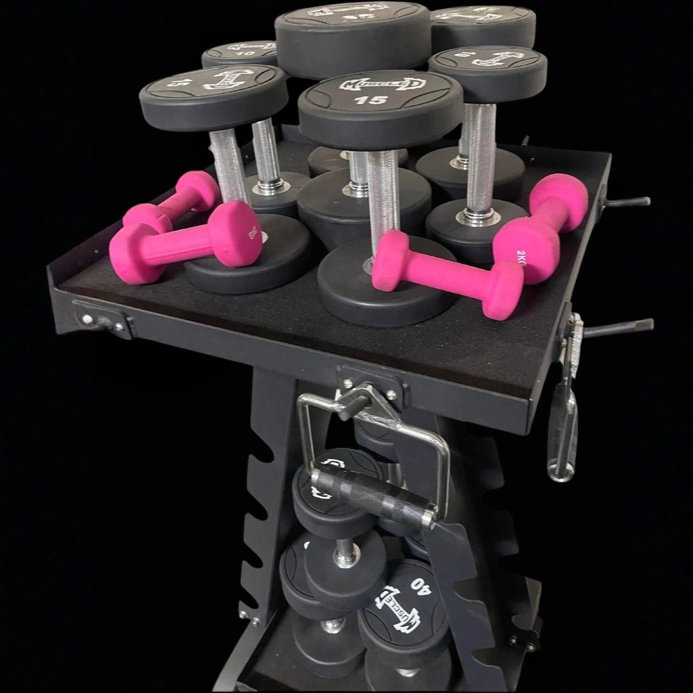Accessory Rack - Muscle D - Sturdy Cable Attachment Storage (Rack Only)