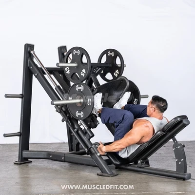 Muscle D Fitness - 45-Degree Linear Leg Press Machine (Variant Selection)