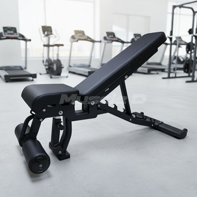 Muscle D Fitness - Commercial Multi-Adjustable FID Bench (Flat/Incline/Decline)