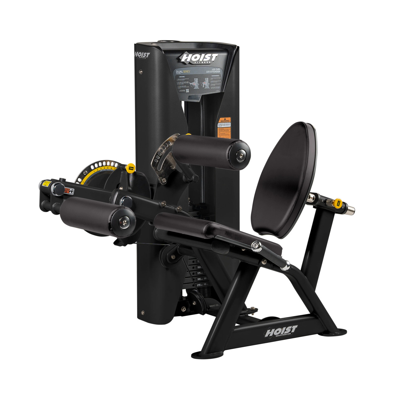 Hoist HD-3400 Dual Leg Extension Leg Curl Combo Matte Black