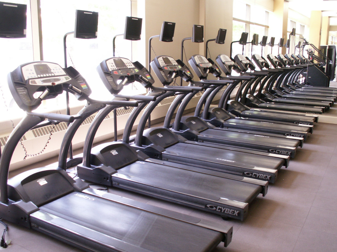 Cybex 530T Pro Plus Treadmill Gym Install